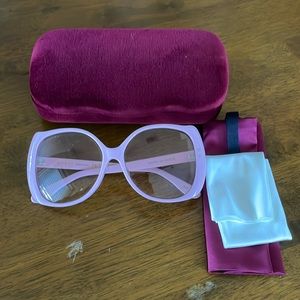 Authentic Gucci Pink Sunglasses